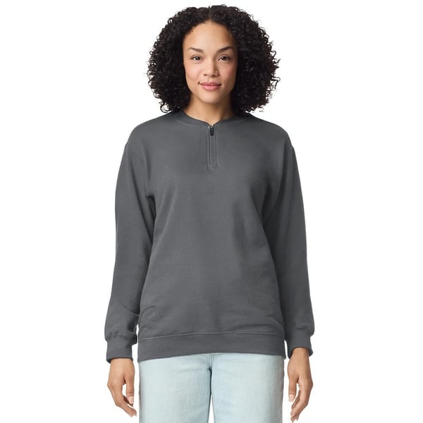 Gildan Unisex Adult Softstyle Midweight Quarter Zip Sweatshirt