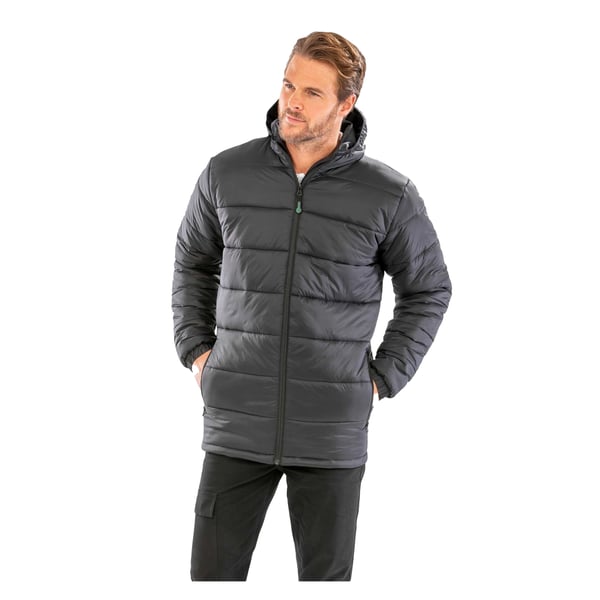 Result Recycled Unisex Adult Recycled Hooded Padded Jacket