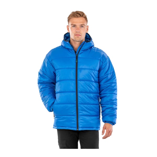 Result Recycled Unisex Adult Recycled Hooded Padded Jacket