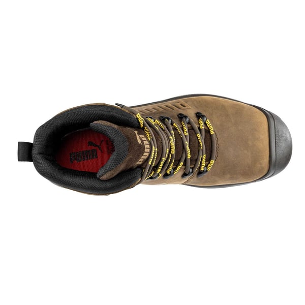 Puma Safety Mens Iron Leather Mid Cut Safety Boots