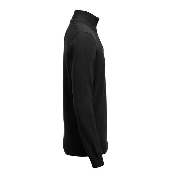 James Harvest Unisex Adult Ashland Knitted Half Zip Sweatshirt