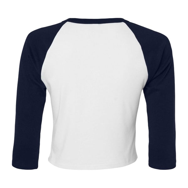 Bella + Canvas Womens/Ladies Micro-Rib Raglan 3/4 Sleeve T-Shirt