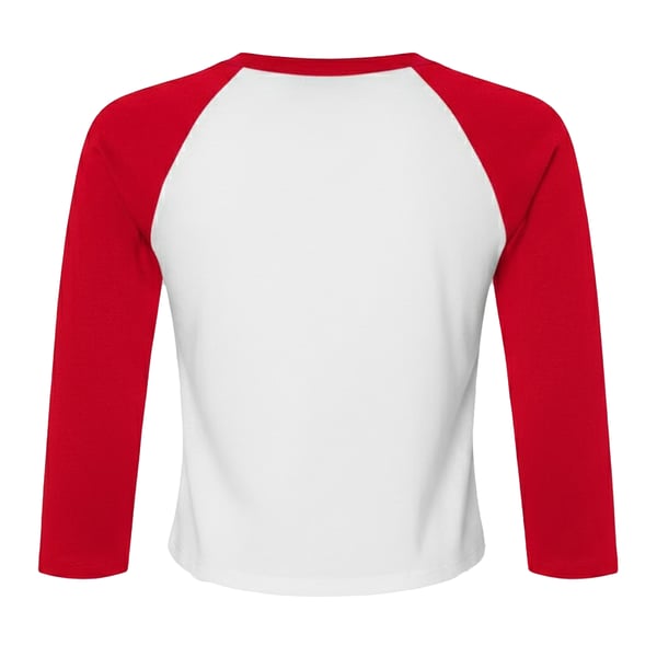 Bella + Canvas Womens/Ladies Micro-Rib Raglan 3/4 Sleeve T-Shirt