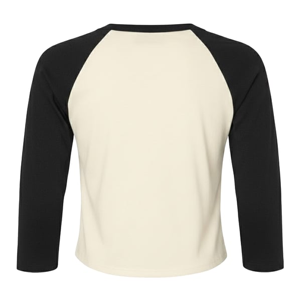 Bella + Canvas Womens/Ladies Micro-Rib Raglan 3/4 Sleeve T-Shirt