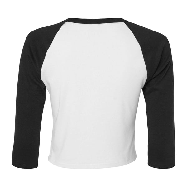 Bella + Canvas Womens/Ladies Micro-Rib Raglan 3/4 Sleeve T-Shirt