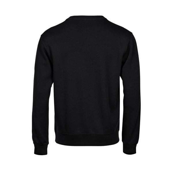 Tee Jays Mens Ribbed Interlock Crew Neck Sweatshirt