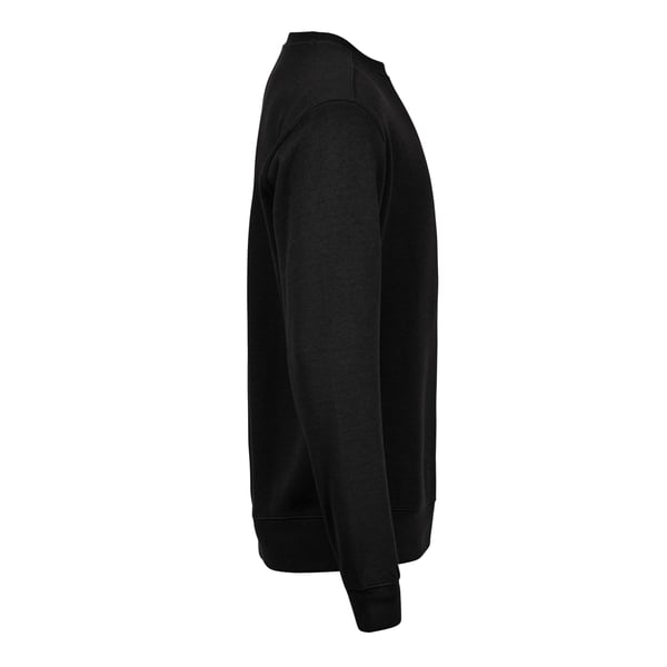 Tee Jays Mens Ribbed Interlock Crew Neck Sweatshirt