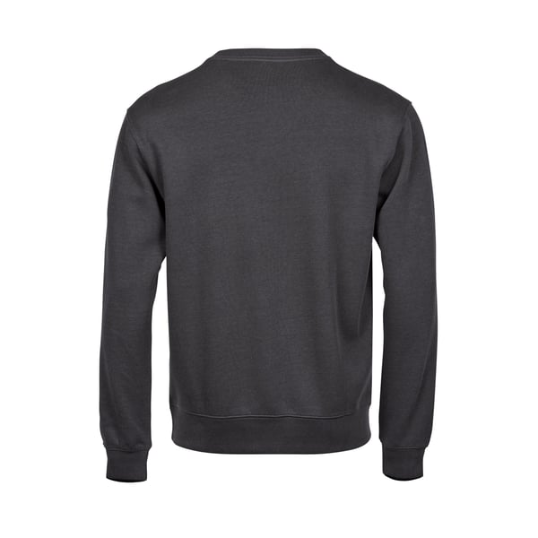 Tee Jays Mens Ribbed Interlock Crew Neck Sweatshirt