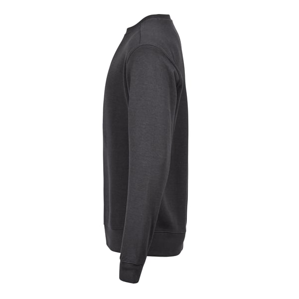 Tee Jays Mens Ribbed Interlock Crew Neck Sweatshirt