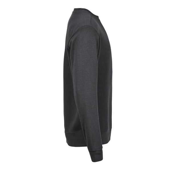 Tee Jays Mens Ribbed Interlock Crew Neck Sweatshirt