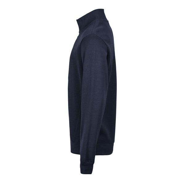Tee Jays Herr Ribbad Interlock Half Zip Sweatshirt