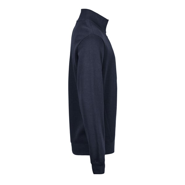 Tee Jays Herr Ribbad Interlock Half Zip Sweatshirt