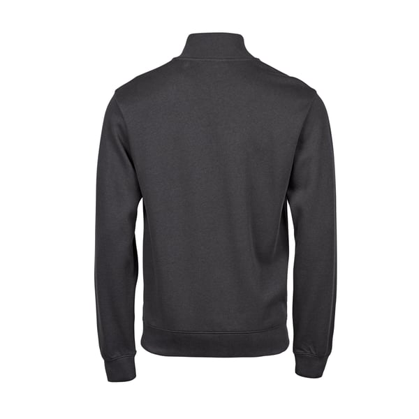 Tee Jays Herr Ribbad Interlock Half Zip Sweatshirt