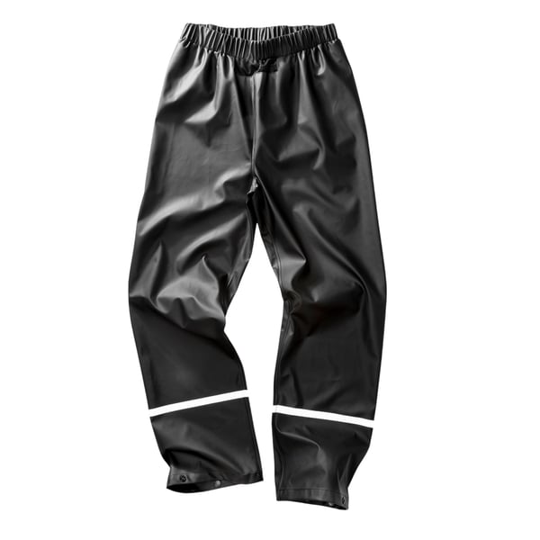 Result Recycled Mens PU Reflective Tape Waterproof Trousers