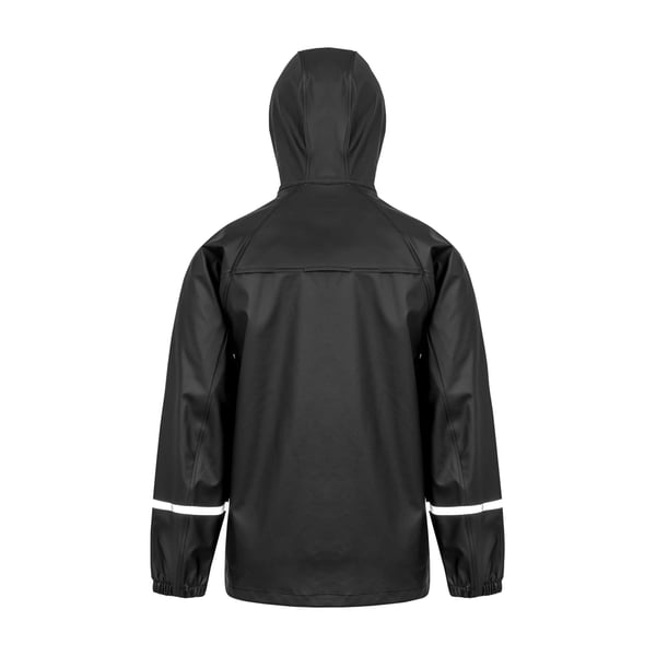 Result Recycled Mens Prism Reflective Tape PU Recycled Waterproof Jacket