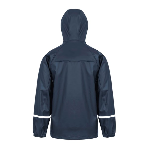 Result Recycled Mens Prism Reflective Tape PU Recycled Waterproof Jacket