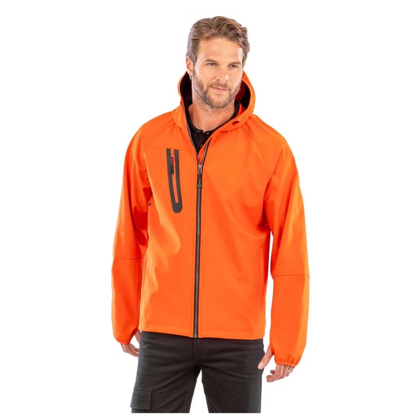 Result Recycled Mens Printed Recycled 3 Layer Casual Soft Shell Jacket