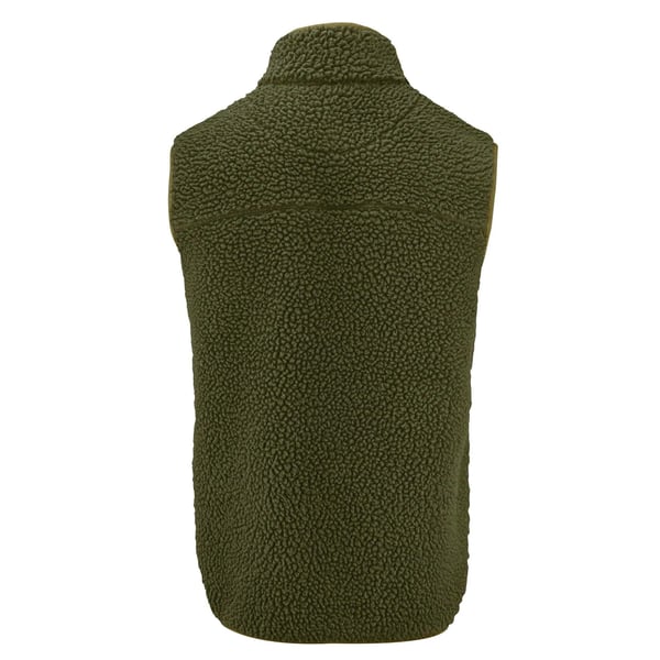 James Harvest Mens Kingsley Sherpa Fleece Gilet