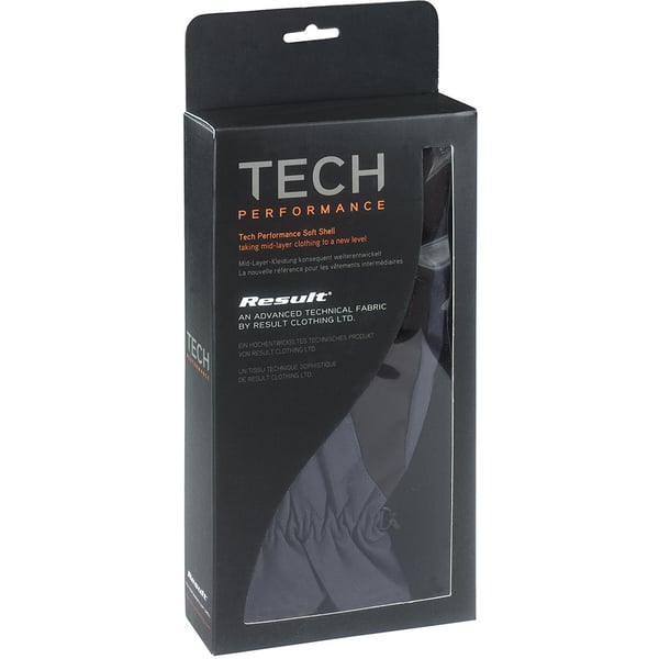 Result TECH Performance Sport Softshell Vindtäta Vattenavvisande Handskar