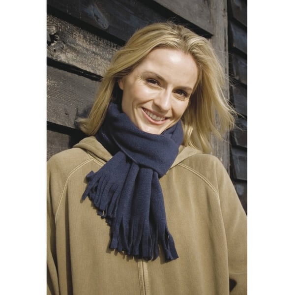 Result Adults Unisex Active Fleece Winter Tassel Scarf