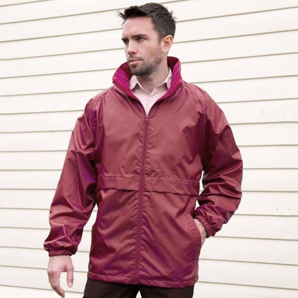 Result Mens Core Adult DWL Jacket (With Fold Away Hood)