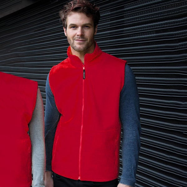 Result Mens Active Anti Pilling Fleece Bodywarmer Jacket