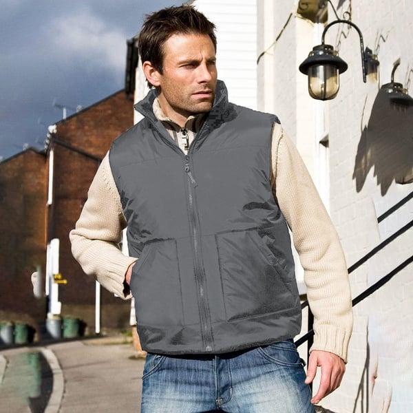 Result Fleece Lined Bodywarmer Water Repellent Windproof Jacket