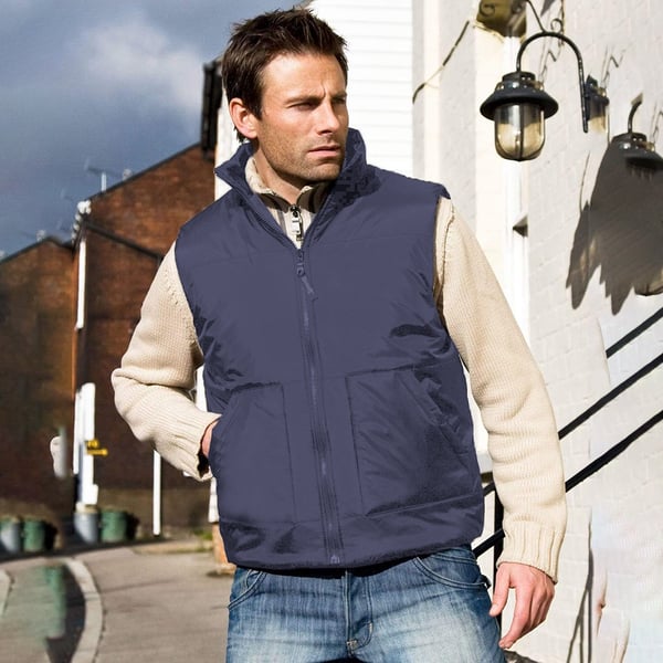 Result Fleece Lined Bodywarmer Water Repellent Windproof Jacket
