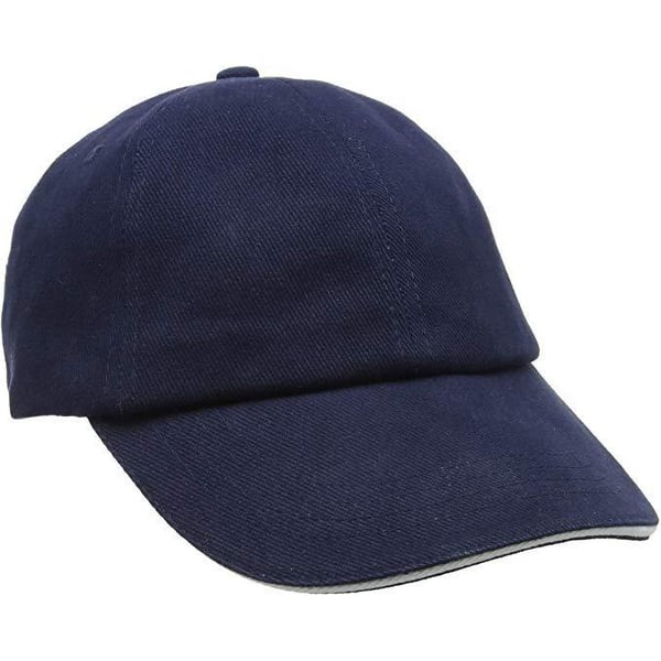 Result Unisex Low Profile Heavy Brushed Cotton Baseball Cap With Sandwich Peak