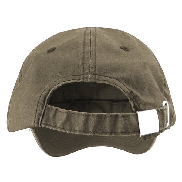 Result Washed Fine Line Cotton Baseball Cap With Sandwich Peak