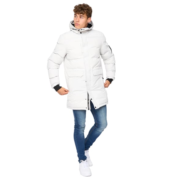 Crosshatch Mens Milwaka Long Padded Jacket