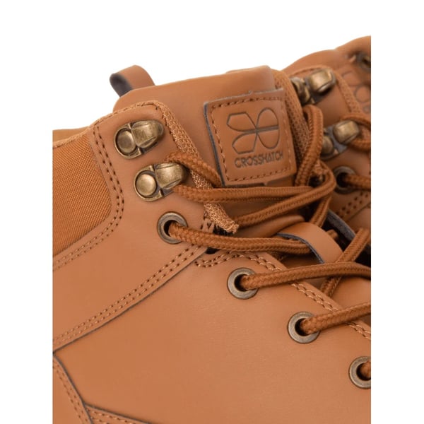 Crosshatch Mens Staiger Leather Trainers