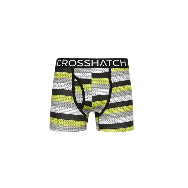 Crosshatch Mens Crystaline Boxer Shorts (Pack of 3)