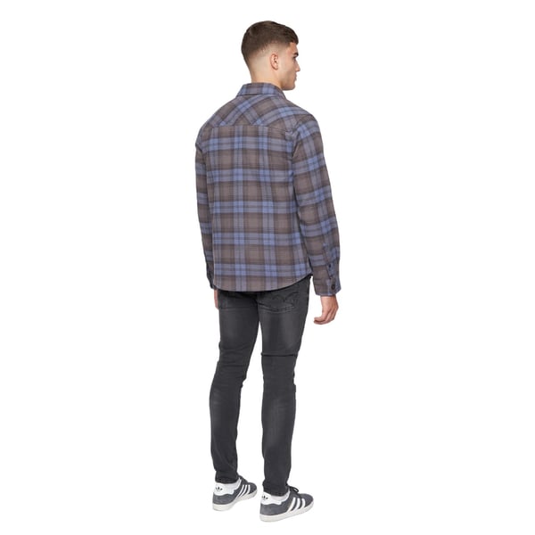 Duck and Cover Mens Willington Checked Overshirt