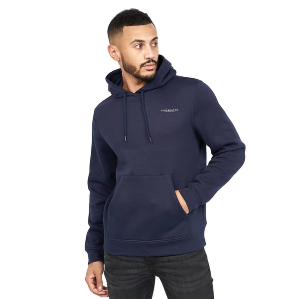 Crosshatch Mens Traymax Overhead Hoodie (Pack Of 2)