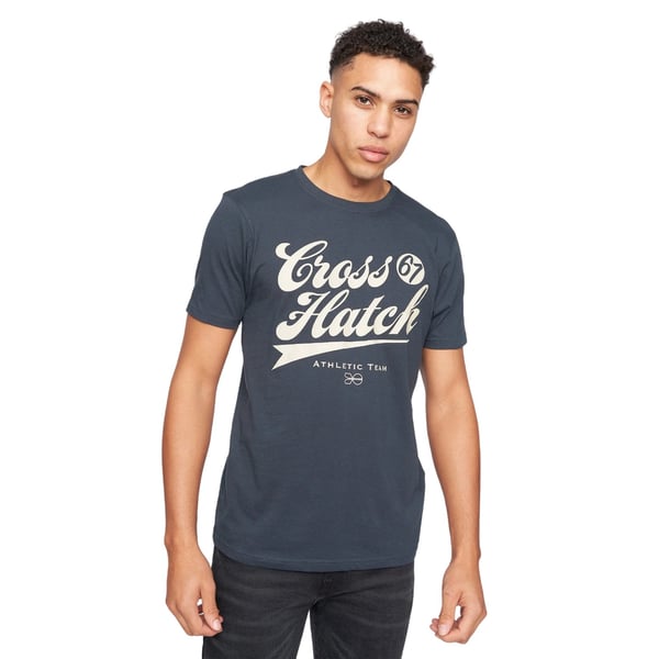 Crosshatch Mens Luckmoore Assorted Designs T-Shirt (Pack of 5)