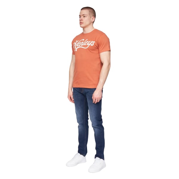 Henleys Miesten Scripthen Logo T-paita
