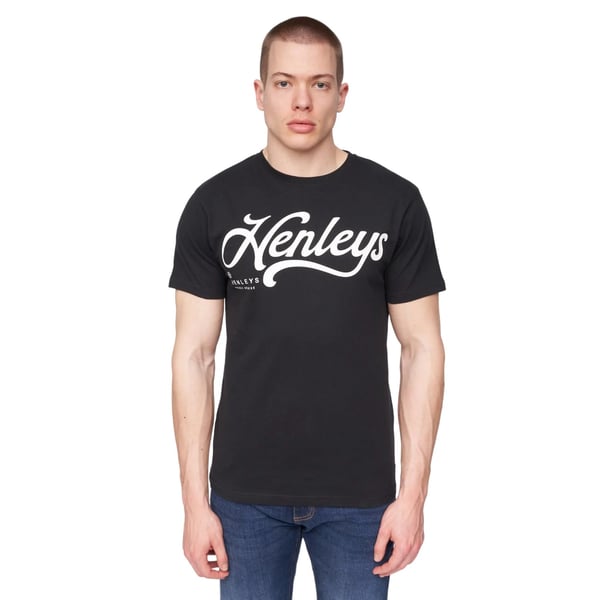 Henleys Miesten Scripthen Logo T-paita