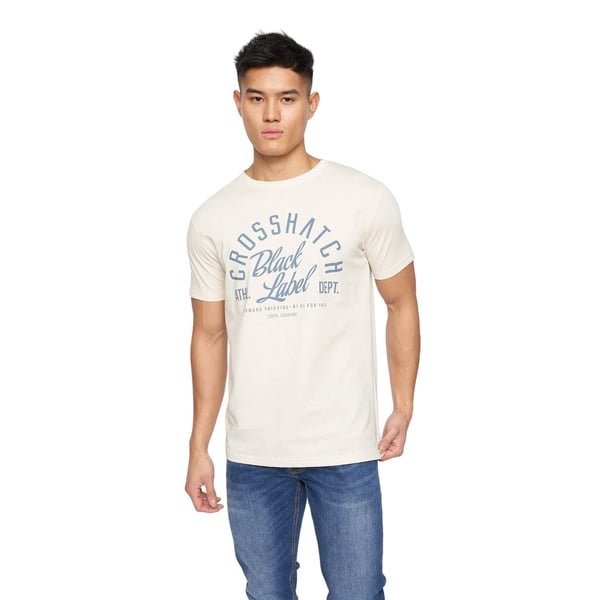 Crosshatch Mens Rapmoore Assorted Designs T-Shirt (Pack of 7)