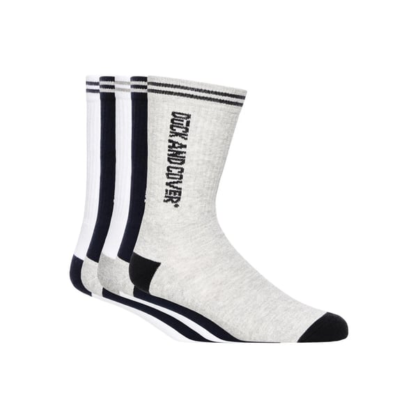 Duck and Cover Mens Juble Sports Socks (Pack of 5)