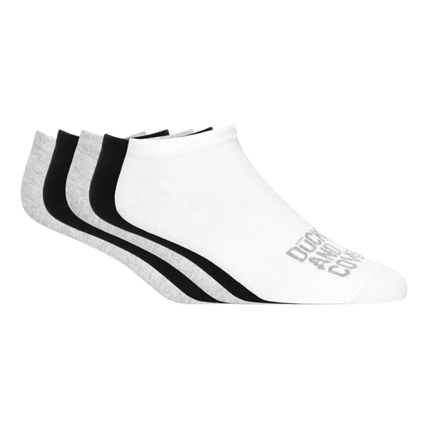 Duck and Cover Mens Fubel Trainer Socks (Pack of 5) Duck and Cover Mens Fubel Trainer Socks (Pack of 5)