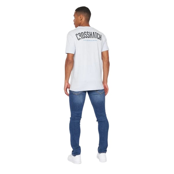 Crosshatch Mens Cronstand Logo T-paita