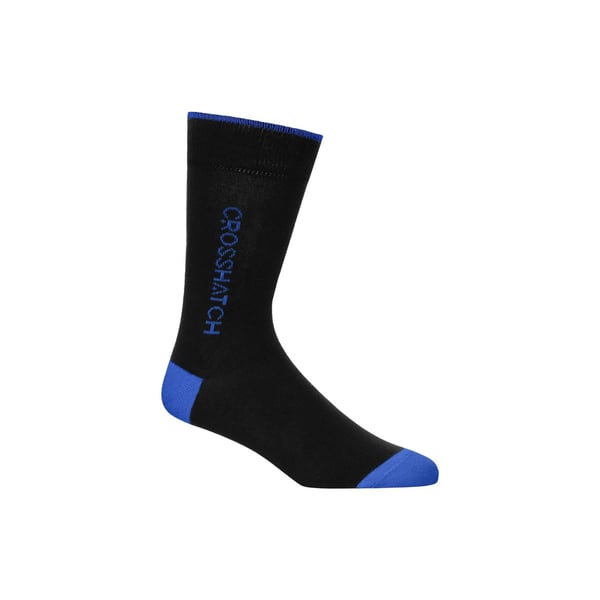 Crosshatch Mens Glowbow Crew Socks (Pack of 5)