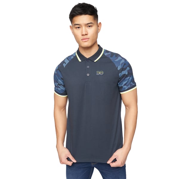 Crosshatch Miesten Cramdark Camo Poolopaita