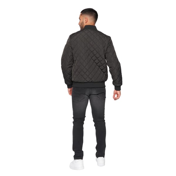 Glorious Gangsta Mens Moritzio Quilted Bomber Jacket