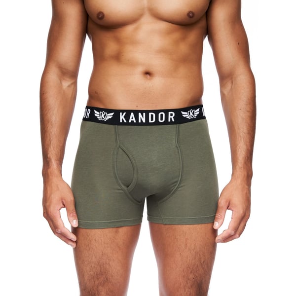 Kandor Mens Bambers Bamboo Boxer Shorts (Pack of 7)