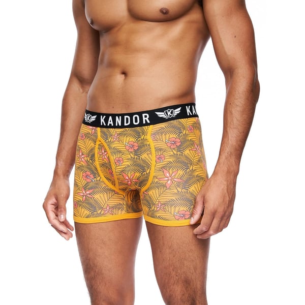 Kandor Mens Florid Boxer Shorts (Pack of 7)