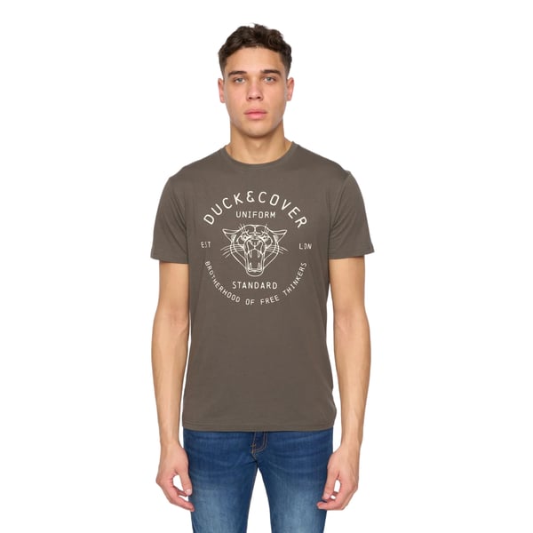 Duck and Cover Mens Corsure Assorted Designs T-Shirt (Pack of 5)