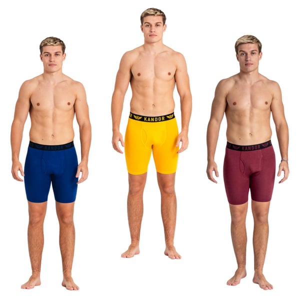 Kandor Bambuso Boxershorts för män (3-pack)