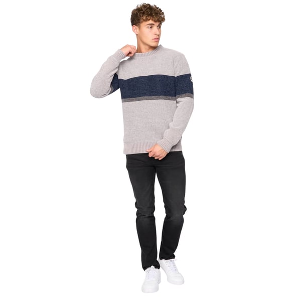 Bewley & Ritch Mens Kirkman Knitted Crew Neck Sweatshirt